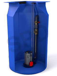  M3500s Single Pump Macerator Pumping Station (3500ltr)